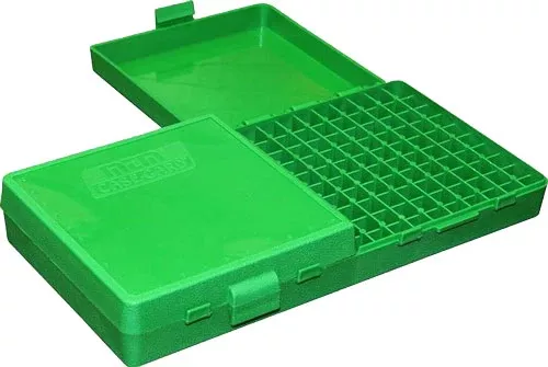 MTM Case-Gard P-200-45-10 .45 ACP/.40 S&W/10mm 200-Rd Flip-Top Ammo Box - Green