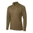 Muddy Apparel Nucleus Heated Quarter Zip Brown Clay Large