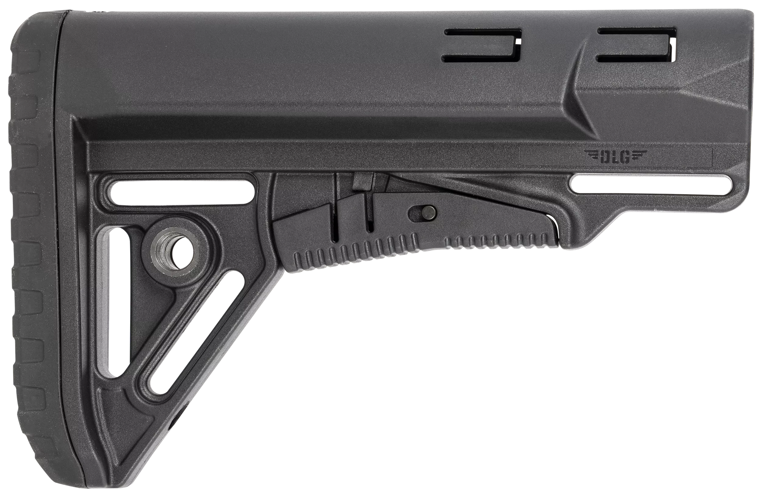 NcStar DLG-129 Sharp Mil-Spec StockBlack Synthetic Collapsible