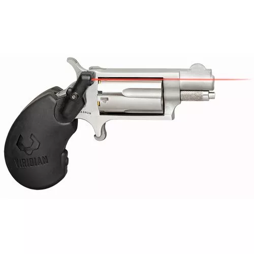 North American Arms 22MSVL Mini-Revolver22 Mag 5rd 1.13" Overall Stainless Steel with Viridian Laser Black Polymer Grip