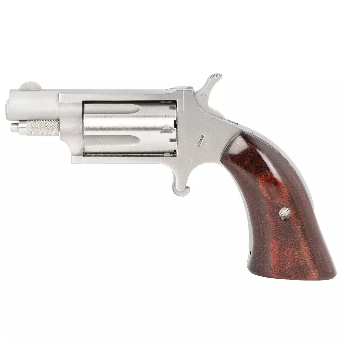 North American Arms Mini-Revolver 22 Winchester Magnum Rimfire with 5 Round Capacity Cylinder, 1.63-inch Barrel - 22MHG