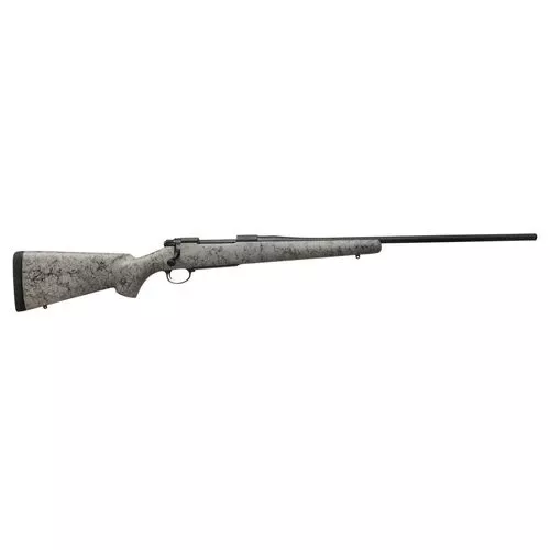 Nosler 39448 M48 Liberty 6.5 Creedmoor 4+1 24" Graphite Black Cerakote Black Webbed Gray Fixed Aramid Stock Right Hand (Full Size)