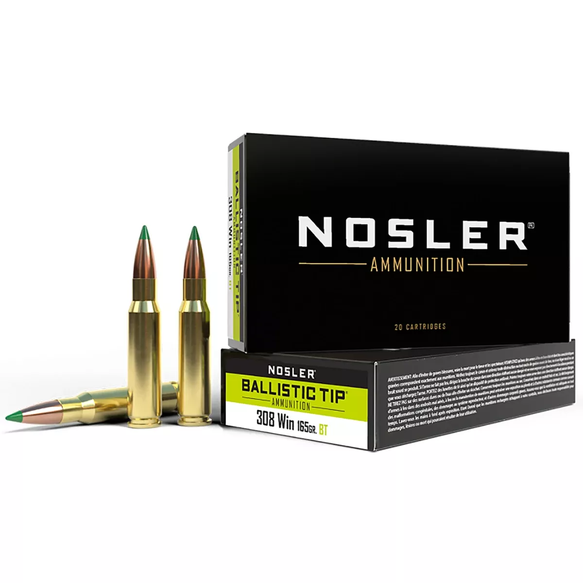 Nosler Ballistic Tip 308 Win 165 gr Spitzer - 40063