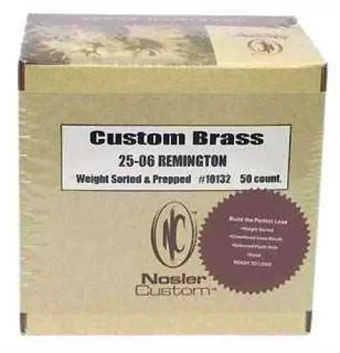 Nosler Brass 25-06 Remington (Per 50) 10132