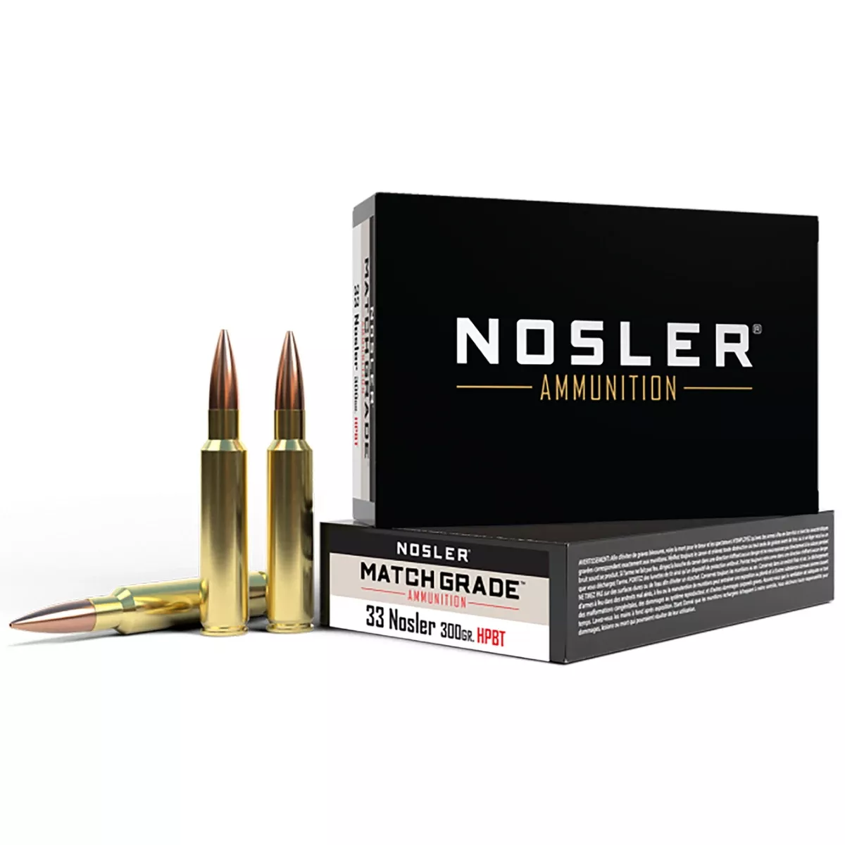 Nosler Match Grade 33 Nosler 300 gr Custom Competition Hollow Point Boat Tail - 60031