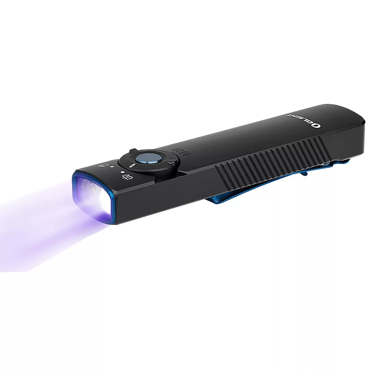 Olightstore Usa Inc ARKFELDUVBKCW Arkfeld UV Black Anodized 1/15/60/300/1,000 Lumens White LED UV Light