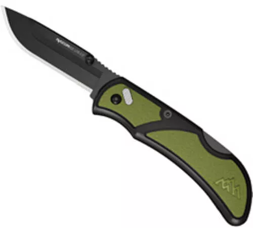 Outdoor Edge Razor EDC Lite Folding Knife Plain Edge 2.5" Blades 420J2 Stainless Steel Includes (2) Drop Point Blades Bl