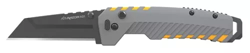 Outdoor Edge XDS230AC Razor XD23" Folding Plain 420J2 SS Blade Gray/Yellow