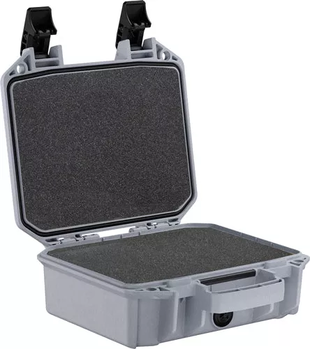 Pelican V100 Vault Small Pistol Case w/ Foam Ghost Gray