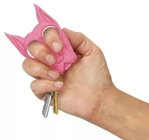 PSP SPIKEPK Spike Key ChainPink ABS Plastic