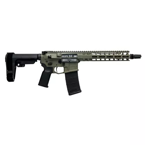 RADIAN WEAPONS R0515 Model 1 Pistol 223 Wylde 10.50" 30+1 Radian OD Green Cerakote Black Magpul SBA3 Pistol Brace