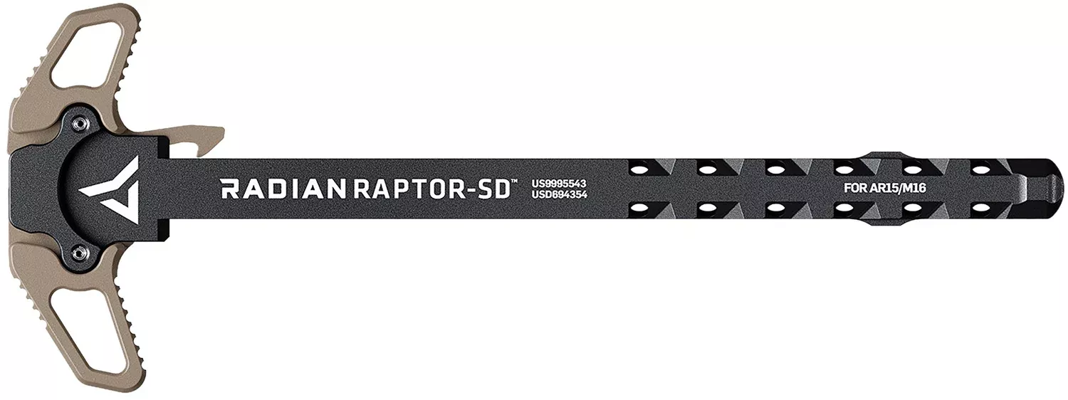Radian Weapons Raptor-SD Ambidextrous AR-15/M16 Charging Handle 7075-T6 Aluminum - Flat Dark Earth