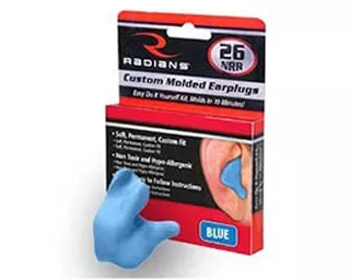 RADIANS CUSTOM MOLDED EARPLUGS BLUE