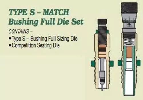 Redding Type S Match Bushing Full Die Set .28 Nosler