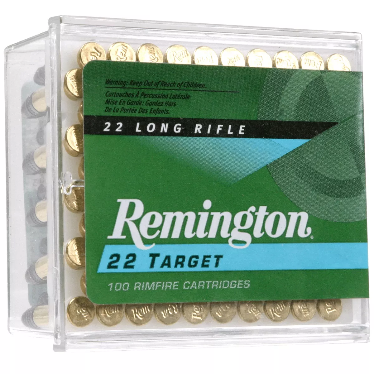 Remington .22 LR 40 Grain Target Round Nose 100 Rounds