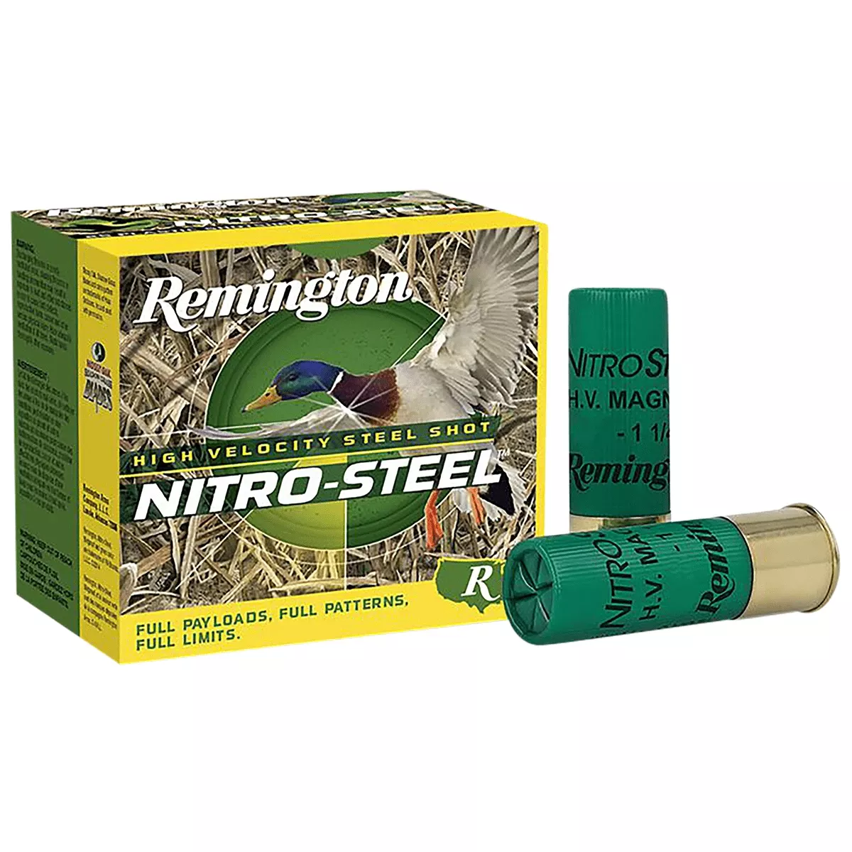Remington Ammunition 20864 Nitro-Steel High Velocity 12 Gauge 3" 1 3/8 oz 4 Shot 25 Per Box