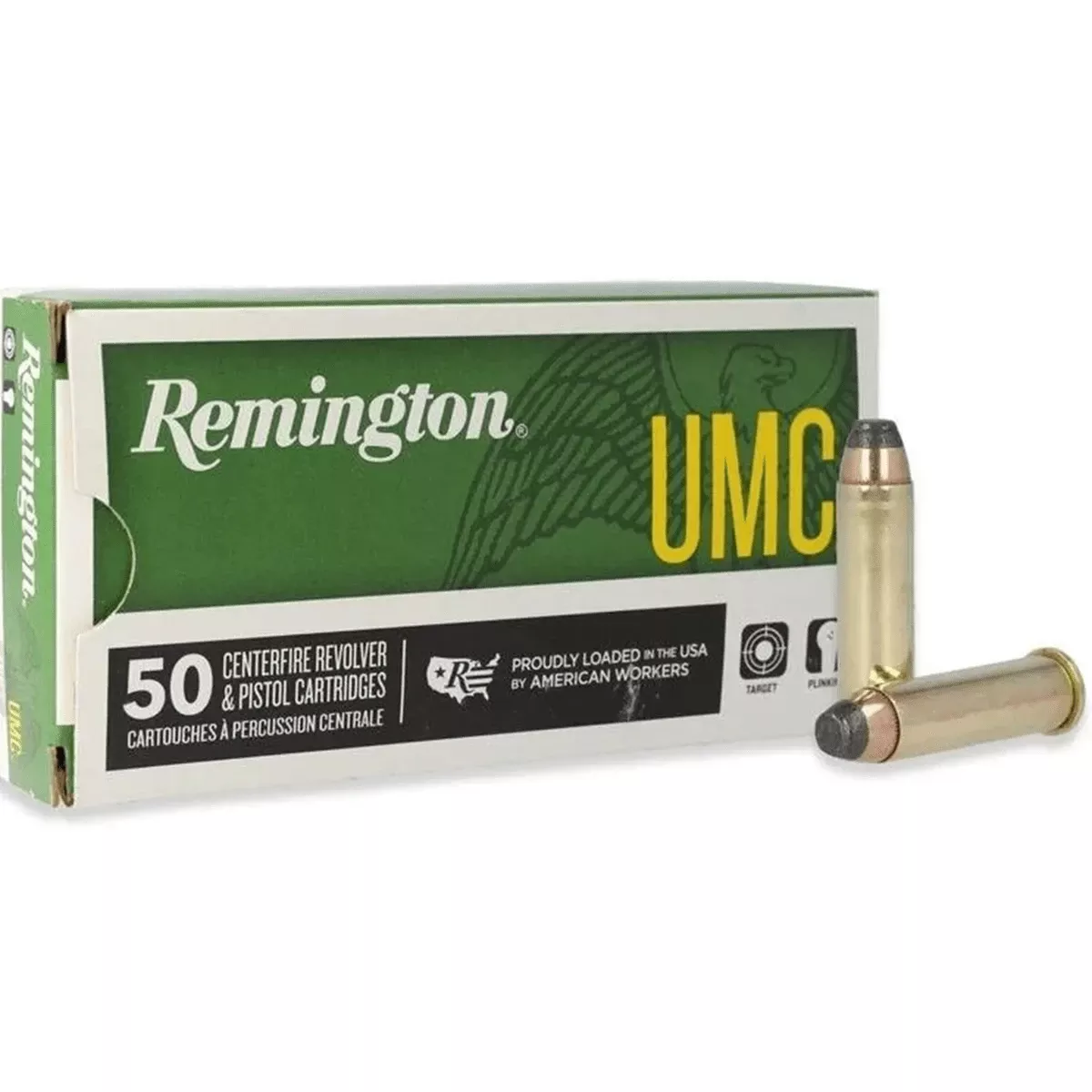 Remington Ammunition 23738 UMC 357 Mag 125 gr Jacketed Soft Point 50 Per Box