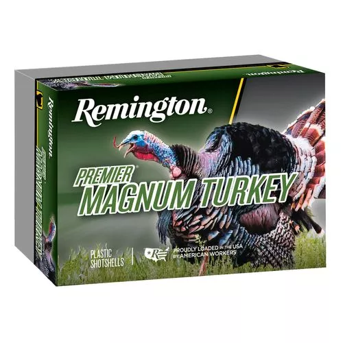 Remington Ammunition 26803 Premier Magnum Turkey 12 Gauge 3" 2 oz 1175 fps 5 Shot 5 Bx/20 Cs