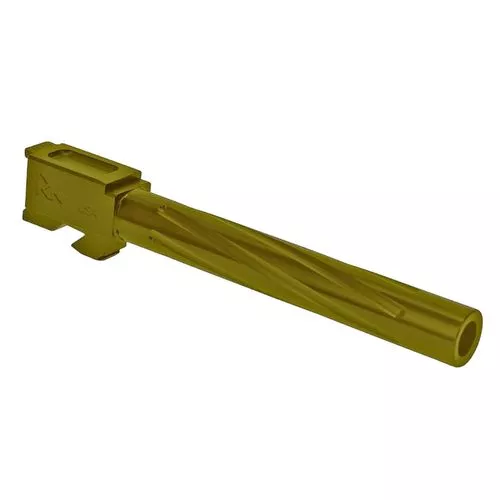Rival Arms RA20G701E Precision V1 Drop-In Barrel 9mm Luger 5.31" Gold PVD Finish 416R Stainless Steel Material for Glock 34 Gen3-4