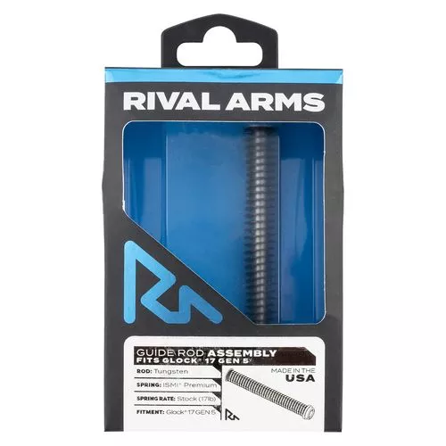 Rival Arms RA50G121T Guide Rod AssemblyTungsten Stainless Steel for Glock 17 Gen5