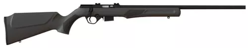 Rossi RB17H2111 RB17Full Size 17 HMR 5+1, 21" Matte Black Button Rifled Free Floating Steel Barrel, Matte Black Stainless Steel Receiver, Black Fixed Monte Carlo Stock, Right Hand