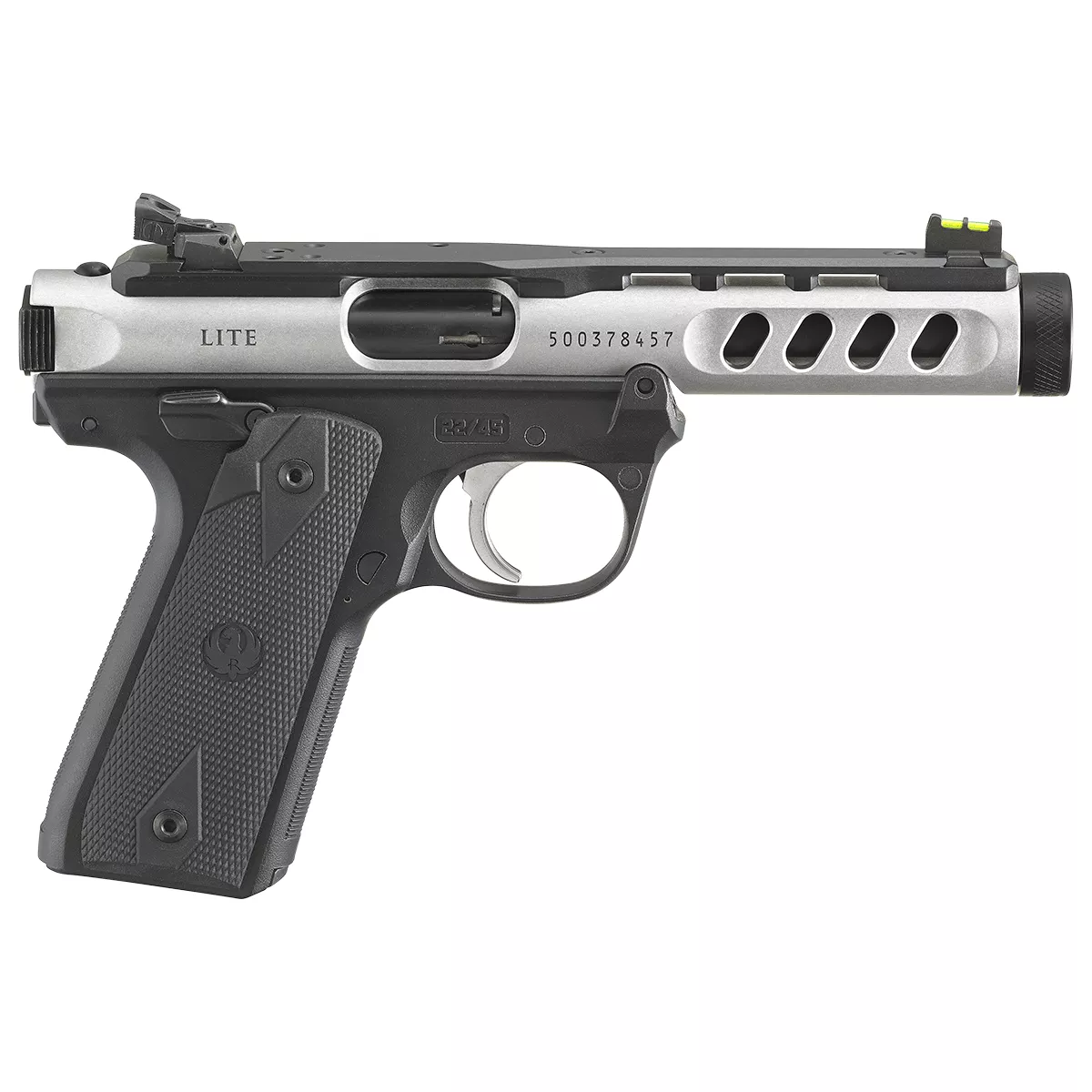 Ruger 43949 Mark IV 22/45 Lite 22 LR 10+1 4.40" Stainless, Threaded