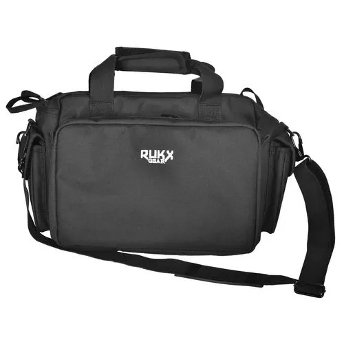 RUKX GEAR ATICTRBB Tactical Range Bag16" Black Black 600D Polyester