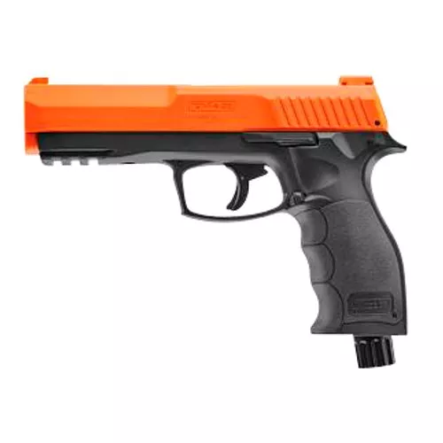 RWS/Umarex 2292131 T4E-P2P HDPCO2 50 Cal Pepper Ball 6rd Black Frame Orange Polymer Slide Black Polymer Grip