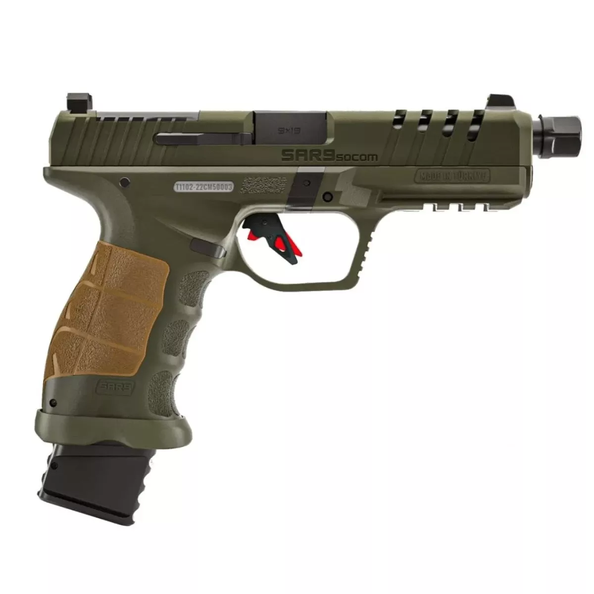 SAR USA SAR9CSOCOMOD SAR9 C SOCOM Compact Frame 9mm Handgun