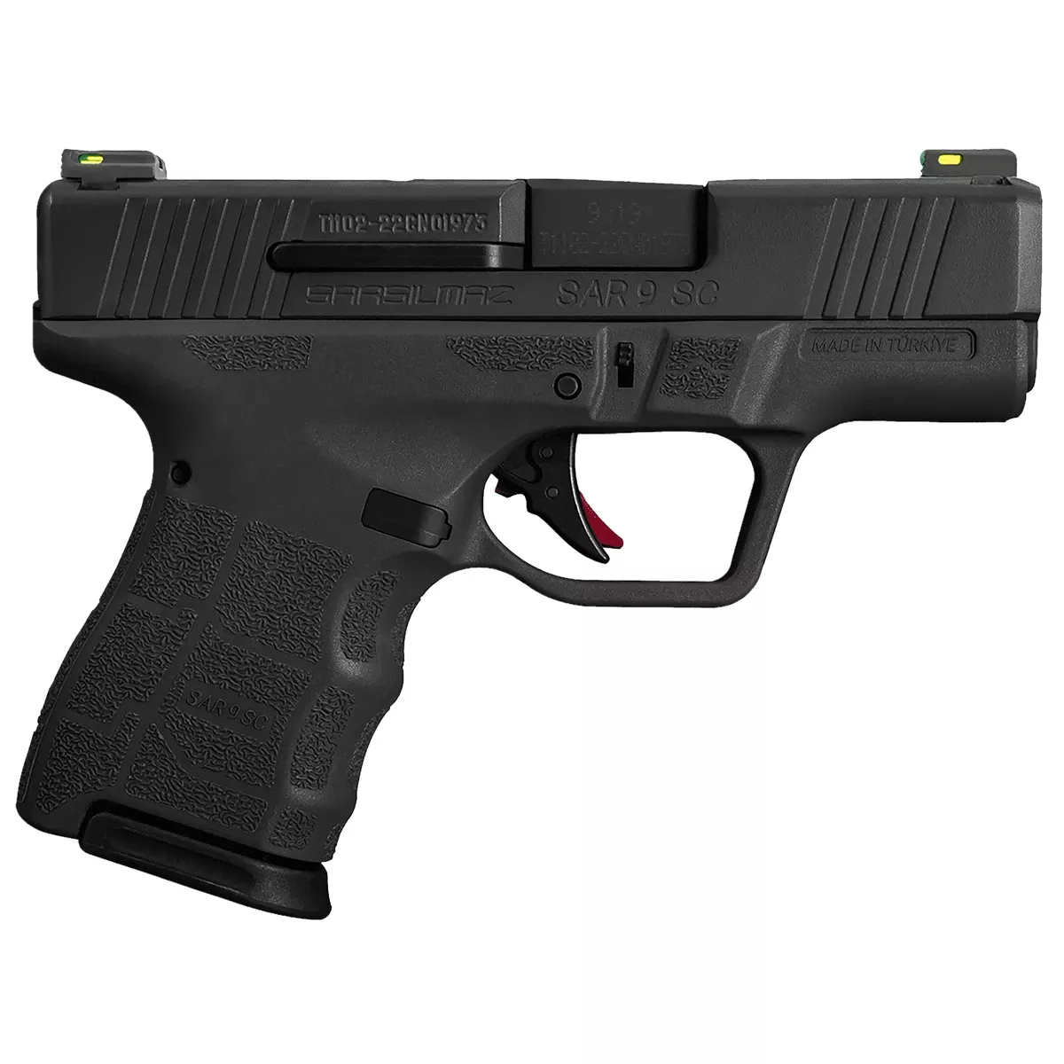 SAR USA SAR9SCBL SAR9 SC Compact Frame 9mm Handgun