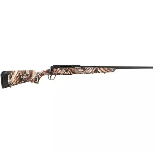 Savage 57504 Axis II270 Win 4+1 Cap 22" Matte Black Rec/Barrel American Flag Stock Right Hand (Full Size)