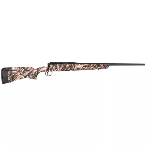 Savage 57505 Axis II243 Win 4+1 Cap 22" Matte Black Rec/Barrel American Flag Stock Right Hand (Full Size)