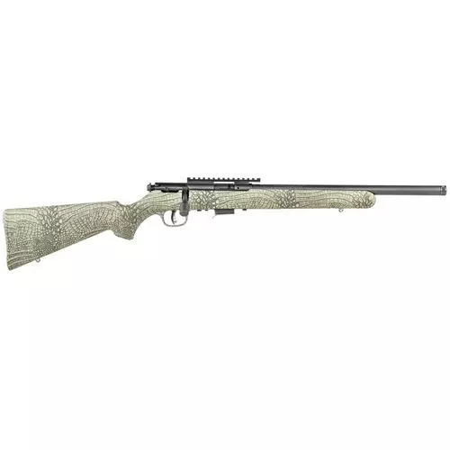 Savage 93217 93 FV-SR 22 Mag 5+1 16.50" AccuTrigger Gator Camo Varmint Stock, Matte Blued Right Hand