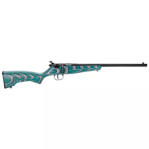 Savage Arms 13802 Rascal22 LR 1rd Cap 16.13" Matte Blued Rec/Barrel Gray & Teal Hybrid Laminate Boyd's Minimalist Stock Right Hand (Youth)