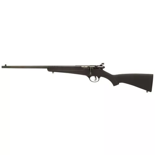 Savage Arms 13843 Rascal22 Short 1rd Cap 16.13" Matte Blued Rec/Barrel Matte Black Stock Left Hand (Youth)