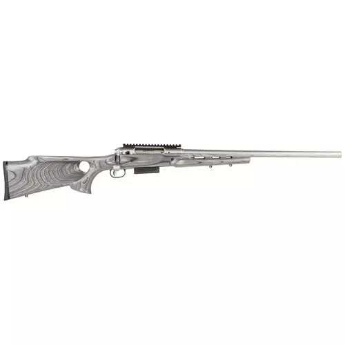 Savage Arms 22314 22020 Gauge 22" 2rd Matte Stainless Rec Matte Pepper Laminate Boyd's Featherweight Thumbhole Stock Right Hand (Full Size)