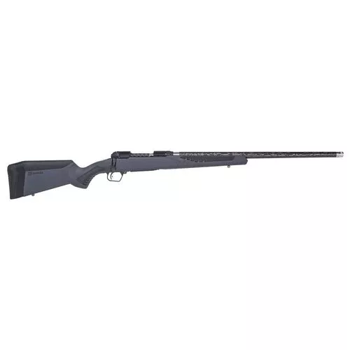 Savage Arms 57582 110 UltraLite 300 WSM 2+1 Cap 24" Carbon Fiber Wrapped Barrel Black Melonite Rec Gray Fixed AccuFit Stock Right Hand (Full Size)