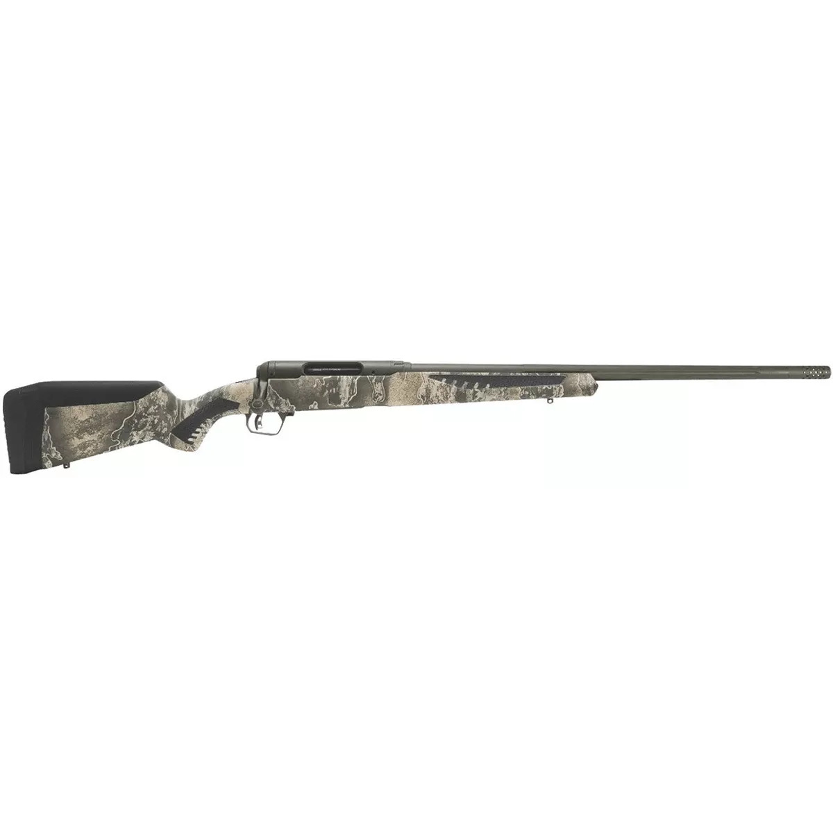 Savage Arms 57738 110 Timberline 6.5 Creedmoor 4+1 Cap 22" OD Green Cerakote Rec/Barrel Realtree Excape Fixed AccuFit Stock Right Hand (Full Size)