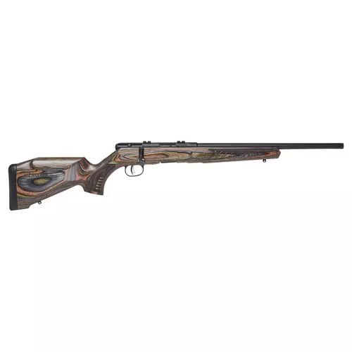 Savage Arms 70549 B2222 WMR 10+1 Cap 18" Matte Black Rec/Barrel Matte Forest Green Laminate Stock Right Hand (Full Size)