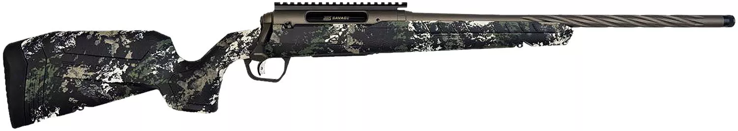 Savage Axis 2 Pro Compact 7mm-08 Rem 20" 4+1 Bolt Action Rifle - Bronze Cerakote/Forest SP Camo