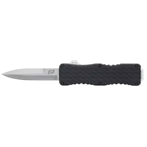 Schrade 1135967 UproarD/A OTF Bayonet Plain Satin D2 Steel Blade 4.25" Aluminum Handle
