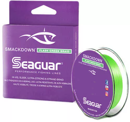 Seaguar Smackdown Flash Green 20SDFG150 8 Strand Braid