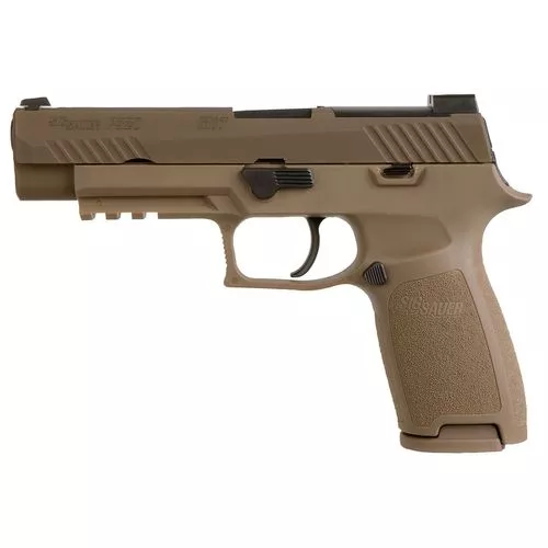 Sig Sauer 320F9M17MS10 P320 M17 9mm Luger 4.70" 10+1 Coyote Stainless Steel PVD Coyote Polymer Grip