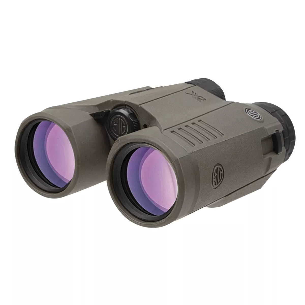 Sig Sauer Electro-Optics SOK6K105 KILO6K HD Rangefinding Binocular 10x42mm Circle Reticle Black