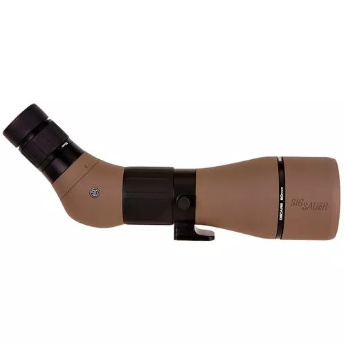 Sig Sauer Electro-Optics SOO82001 OSCAR827-55x80mm Angled Body Flat Dark Earth Rubber Armor
