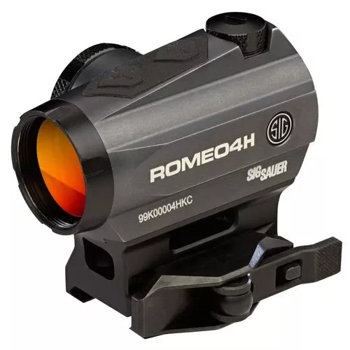 Sig Sauer Electro-Optics SOR43013 Romeo4HMSR/Shotguns/Handguns 1x20mm 2 MOA Green Illuminated Horseshoe Ballistic Dot Graphite