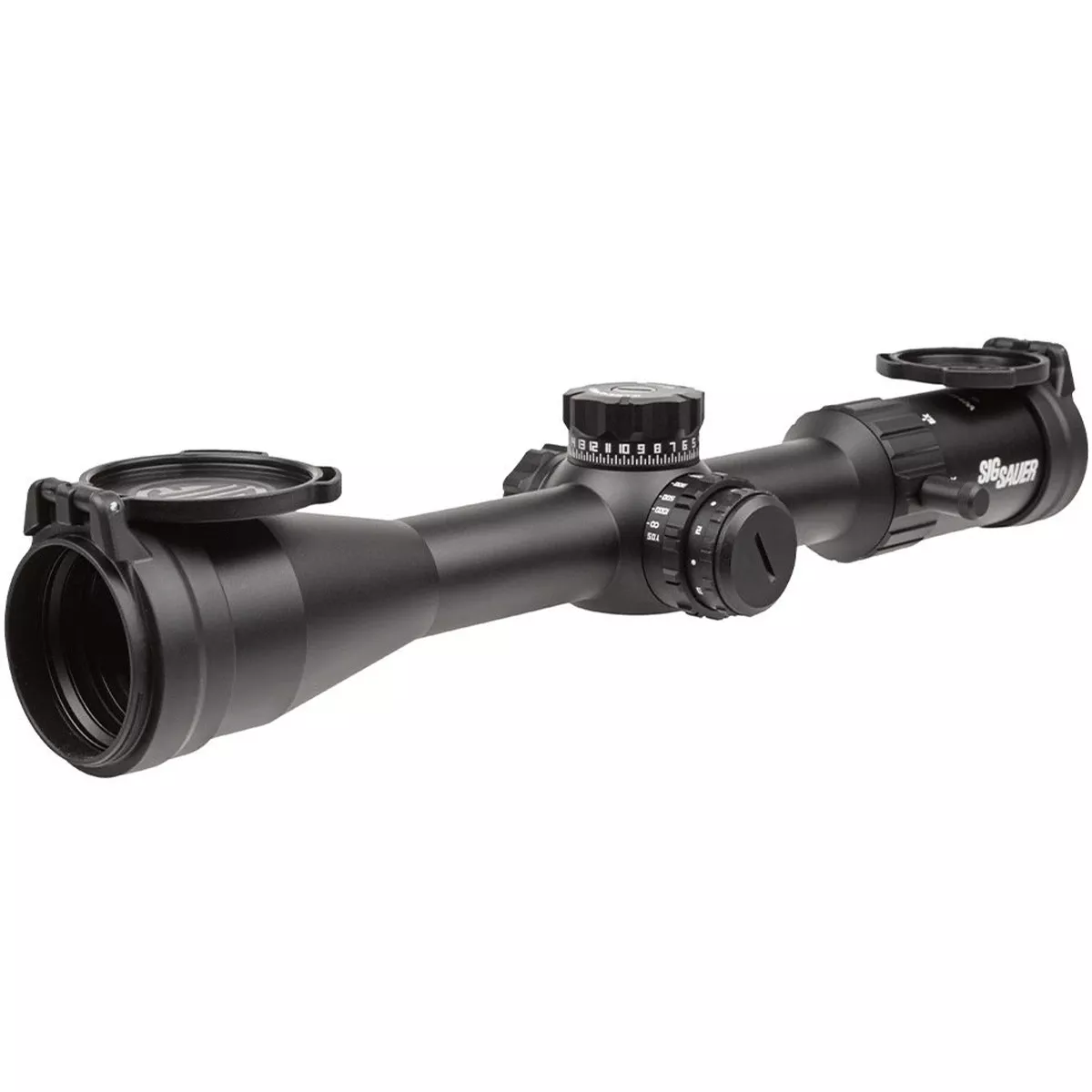 Sig Sauer Electro-Optics SOW44001 Whiskey4 Black 4-16x44mm 30mm Tube MOA Milling Hunter 2.0 Reticle