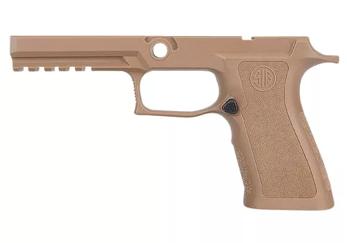 Sig Sauer GRIPMODXF943SMCOY P320 Grip Module X-Series (Small Size Module), 9mm Luger/40 S&W/357 Sig, Coyote Polymer, Fits Full Size Sig P320 (4.70")