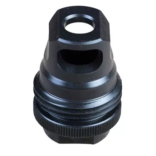SilencerCo AC2627 ASR Single Port 30 Caliber Muzzle Brake 5/8"-24 tpi Black Steel