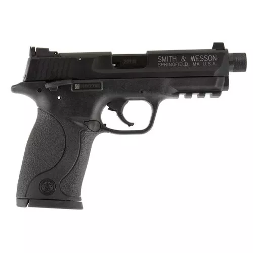 Smith & Wesson 10199 M&P Compact 22 LR 3.50" TB 10+1 Black Black Armornite Aluminum Slide Black Polymer Grip
